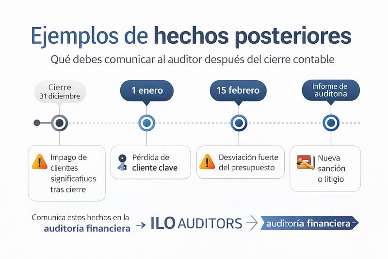 Cronologia de hechos posteriores